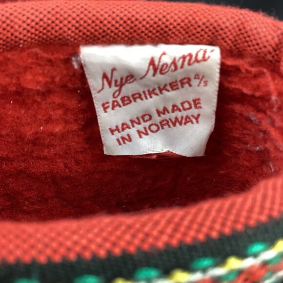 Nye Nesna Lobben Ankle Boots Winter Red Wool Felted Norwegian Norway Red Sz 37 - Picture 2 of 14